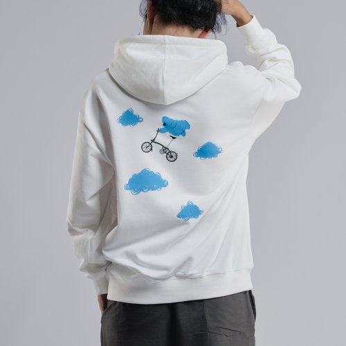 wellwell wellwell 翱翔天際白帽T X Butter&Cream