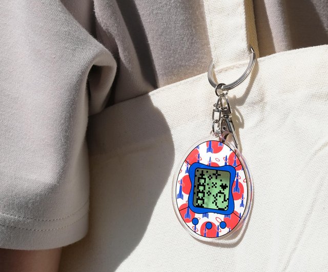 金源興】リング型たまごっちキーホルダー lアクリルチャーム