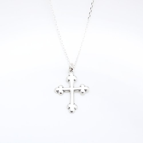 Angel & Me 珠寶銀飾 花蕾 十字架 (大) Budded Cross クロス s925 純銀 項鍊 情人節