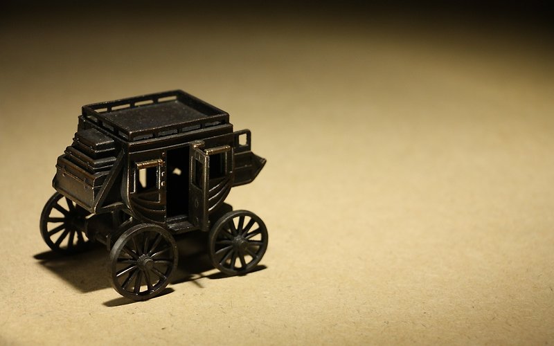 Old vintage pencil sharpener from the end of the 20th century in the Netherlands - carriage modeling - กบเหลาดินสอ - ทองแดงทองเหลือง สีนำ้ตาล