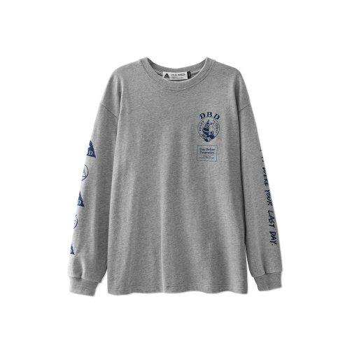 POLER 臺灣總代理 POLeR X Filter017 D.B.D Logo Long Sleeves Tee 重磅長Tee / 灰
