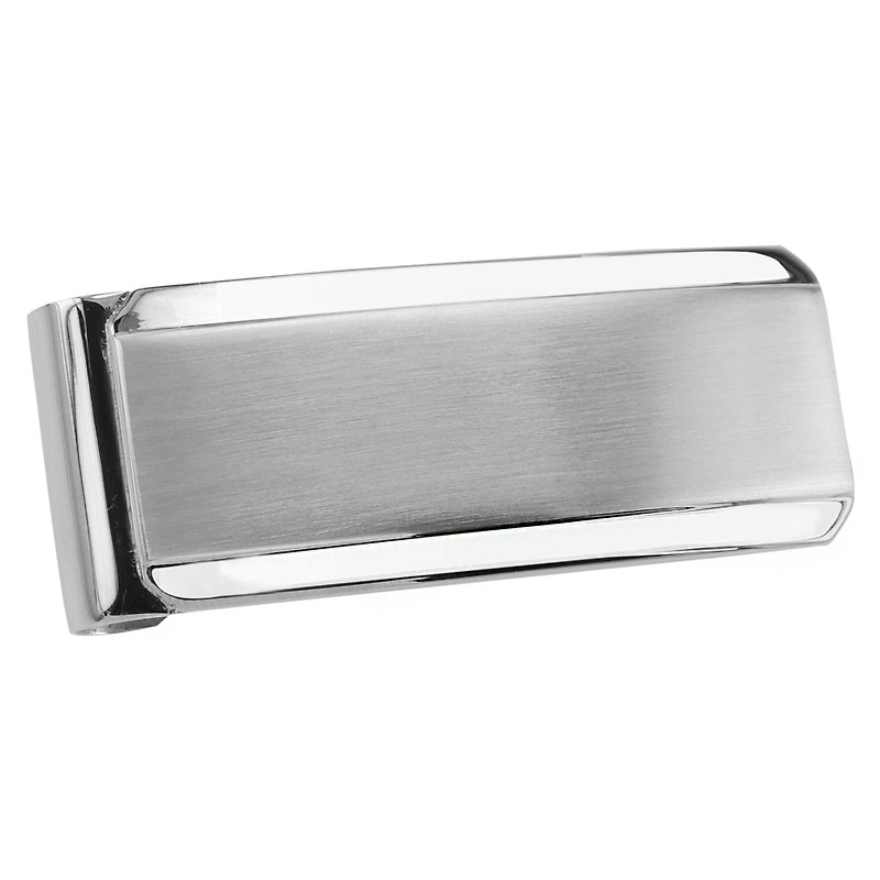 Stainless Steel Classic Two Tone Money Clips - Other - Stainless Steel Silver
