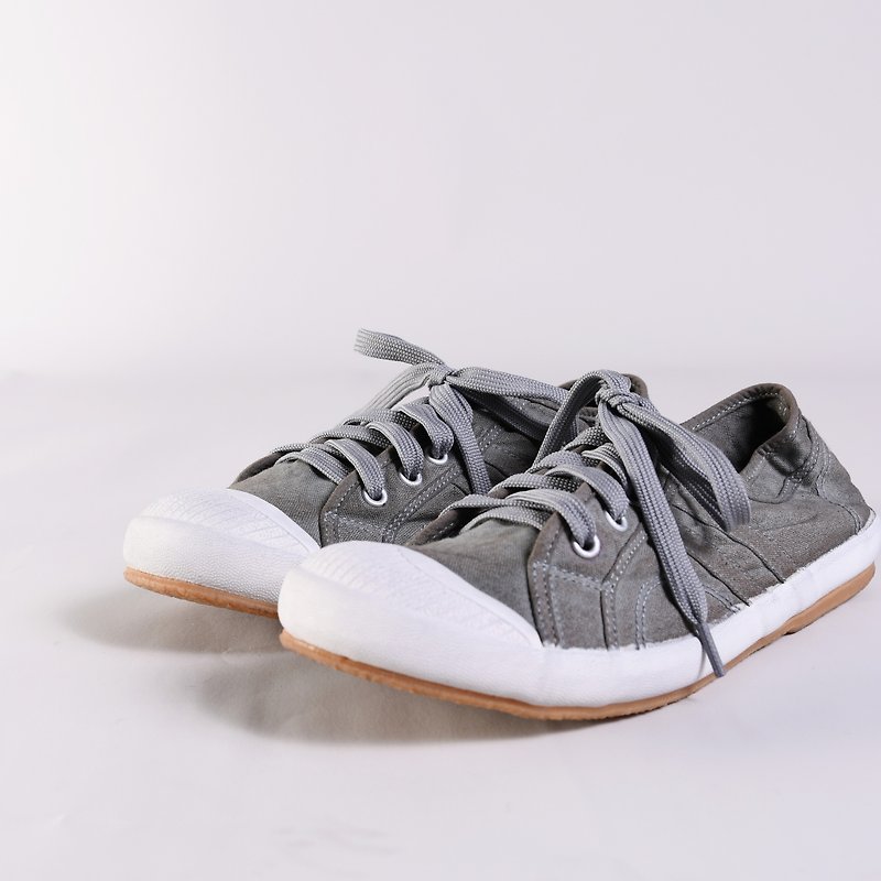 lana-d light gray/casual shoes/canvas shoes - Women's Casual Shoes - Cotton & Hemp Gray