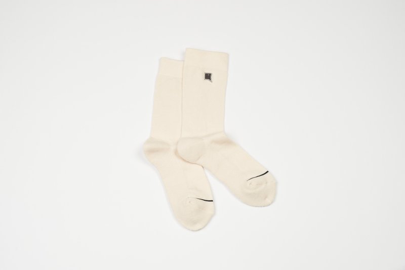 Acrylic/Acrylate 【TECHWEAR Socks】 - Socks - Cotton & Hemp White