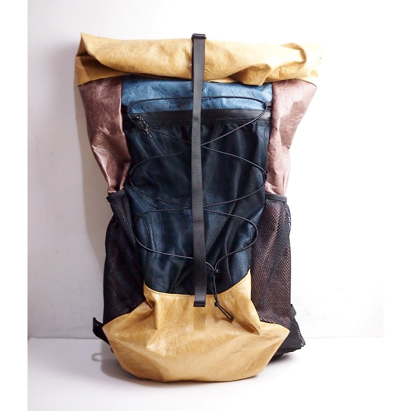 客製拼色: 6dots 登山包 40L 55L背包 露營 登山 自由拼色, 網袋 - 後背包/書包 - 防水材質 多色