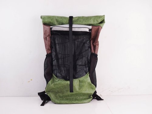 6dots 超軽量Tyvek(タイベック) 登山バッグ 40L バークマウンテン55L