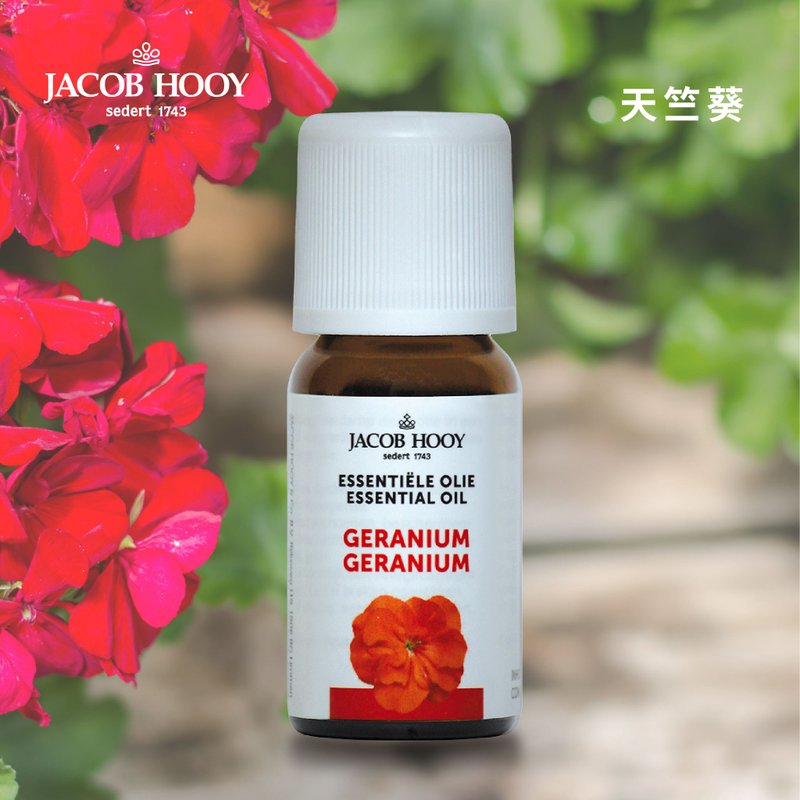 Jacob Hooy | Geranium Essential Oil 100% Pure Essential Oil Diffuser Oxygen Aromatherapy - Fragrances - Essential Oils 