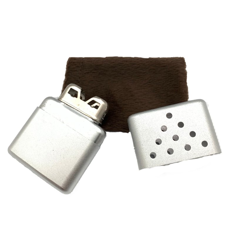 【All Splendid】Silver pyramid shape platinum small body warmer bag warmer egg hand warmer - Camping Gear & Picnic Sets - Other Materials 