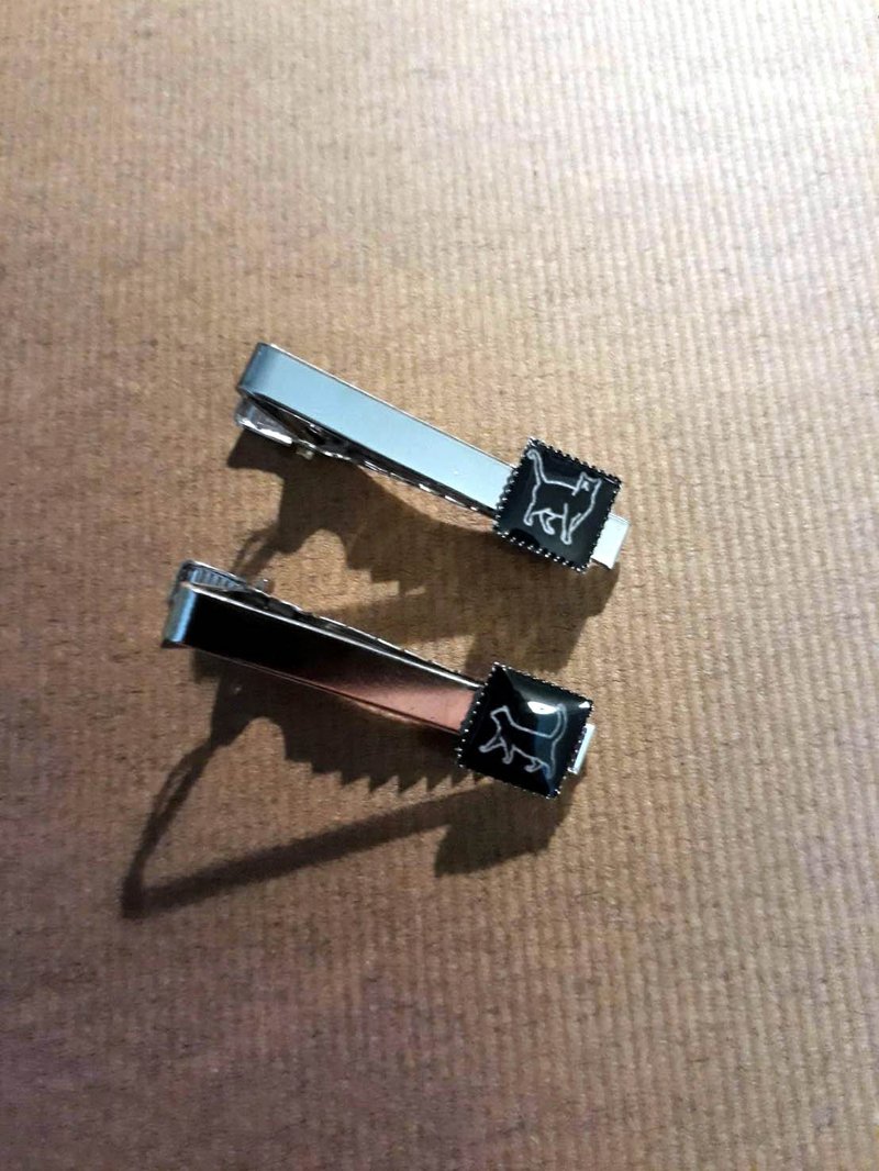 日常的貓 領帶夾 Tie Clips - 領帶/領帶夾 - 其他金屬 銀色