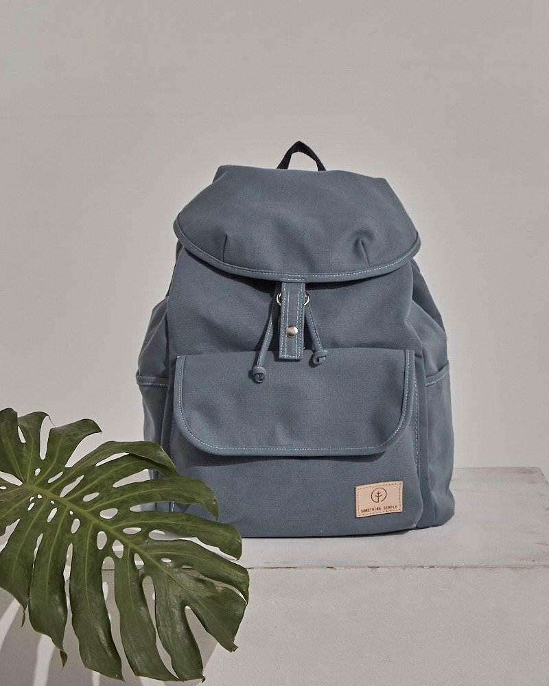 GET AWAY backpack - Blue - Backpacks - Cotton & Hemp Blue