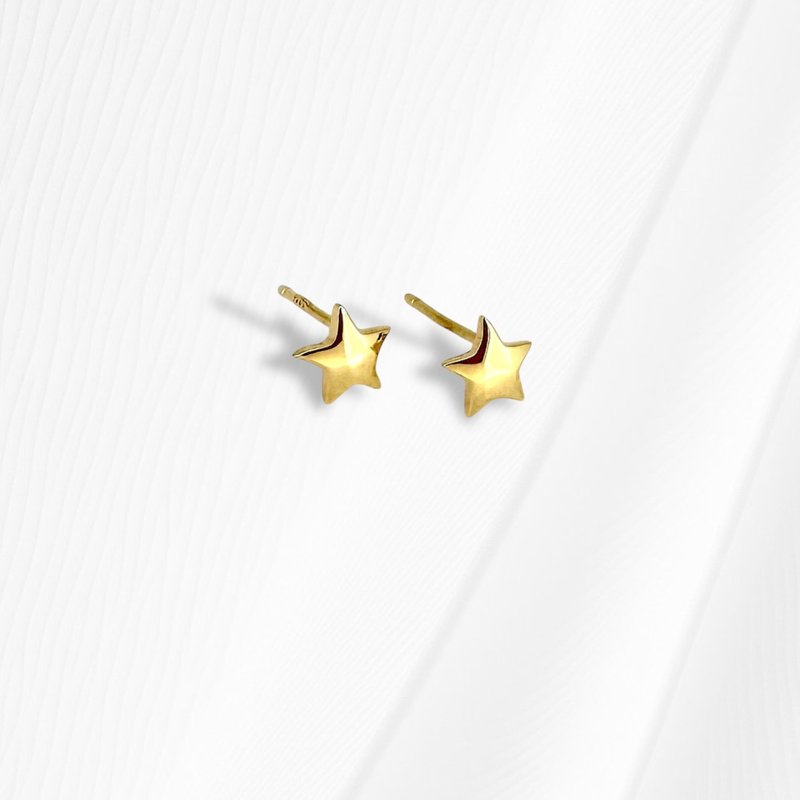 925 Sterling Silver | Little Star_Earrings - Earrings & Clip-ons - Precious Metals 