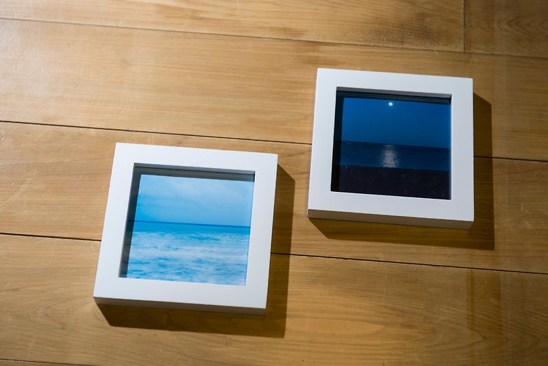See sea sea series - mini sea photo frame / art picture frame _ last eight - กรอบรูป - ไม้ สีนำ้ตาล