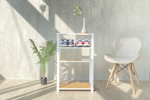 優米設計 台灣製/優米/多功能簡約多層木板鞋架 鞋架 鞋櫃