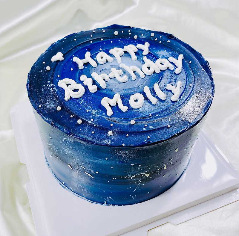 Starry sky birthday cake custom cake 6 8 inches home delivery