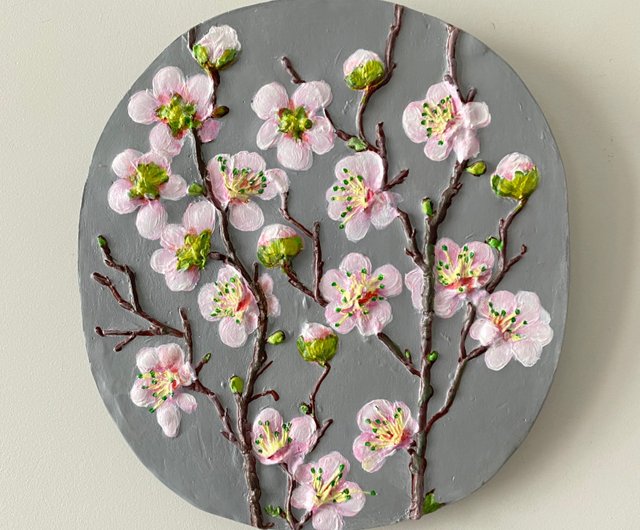 壁飾り レリーフアート 女性と子供のデザイン(咲く桜、桜の植物 壁飾り レリーフアート 女性と子供のデザイン(咲く桜、桜の植物