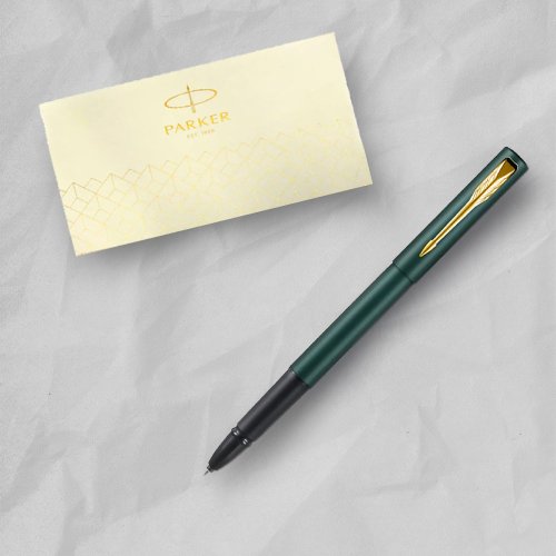 文聚 PARKER 派克 威雅XL系 潮水綠鋼珠筆 布套卡水禮盒組 免費刻字