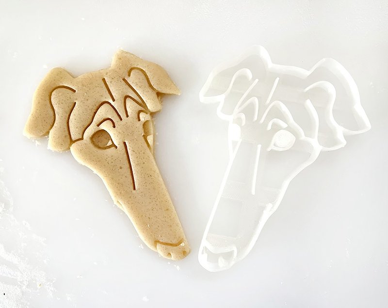 Borzoi Dog Cookie Cutter - 其他 - 塑膠 