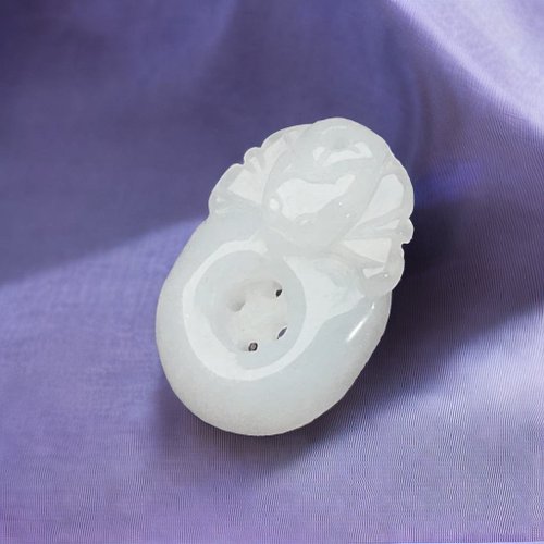 瓔珞珠寶盒 E.L.Jewelry Box 冰糯種翡翠福在眼前吊飾 | 天然緬甸玉翡翠A貨