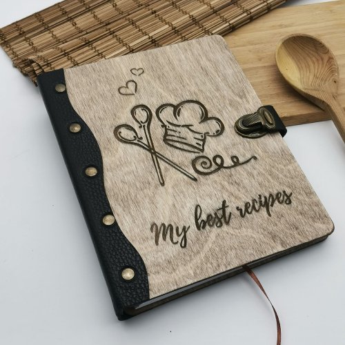 Custom Recipe Book Binder Personalized Recipe Journal Blank 