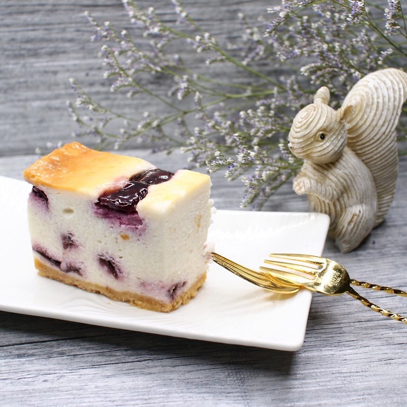 夏-白酒櫻桃重乳酪蛋糕捲 - 鹹派/甜派 - 新鮮食材 紫色