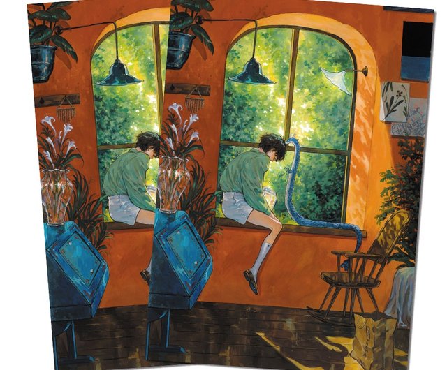 私の願いを込めて | NOMA | 韓国イラスト アートペーパーポスター A4