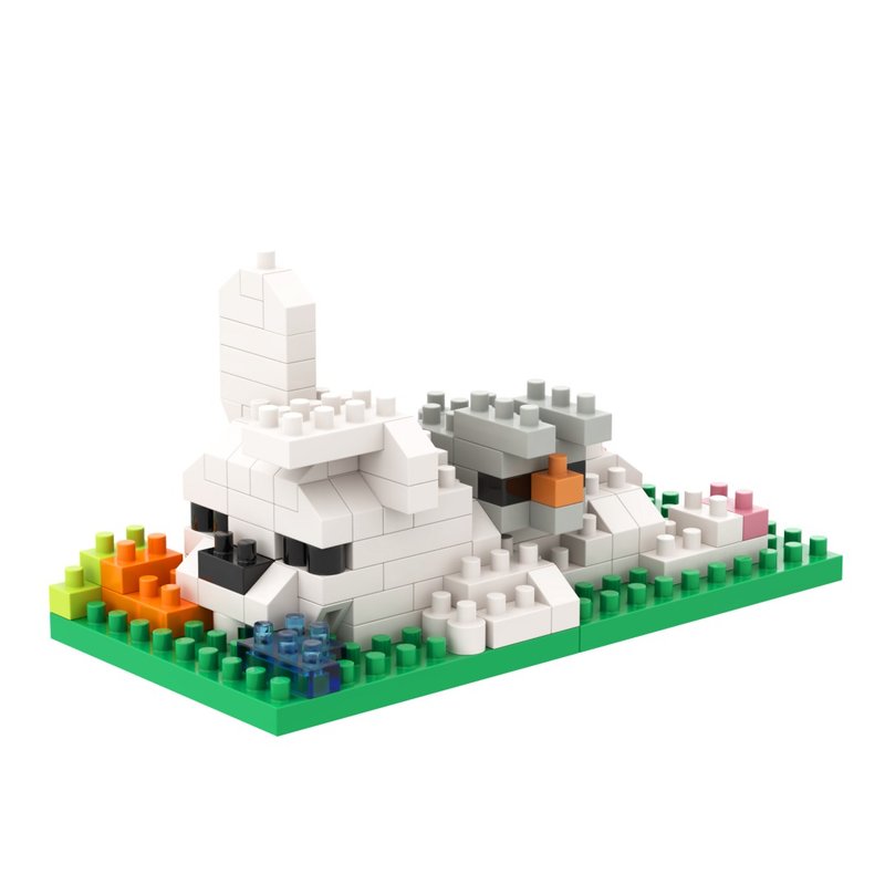 Archbrick Sleepy Rabbits Pixel Brick Nanoblock - บอร์ดเกม - พลาสติก หลากหลายสี