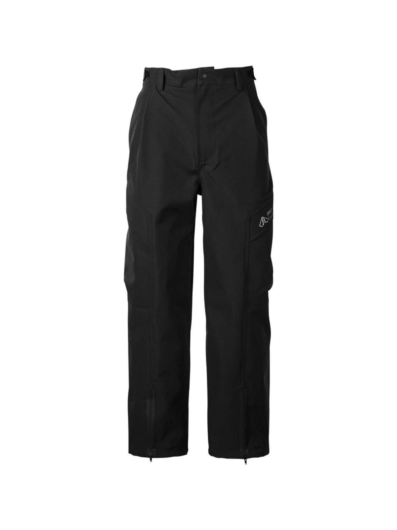 Conglingwei seamless laminated three-proof trousers functional outdoor hiking and skiing casual trousers - กางเกงขายาว - วัสดุอื่นๆ สีดำ