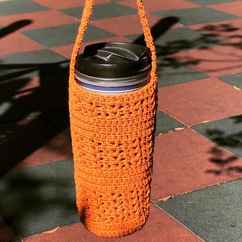 Woven Water Bottle/Beverage Bag - ถุงใส่กระติกนำ้ - ผ้าฝ้าย/ผ้าลินิน 