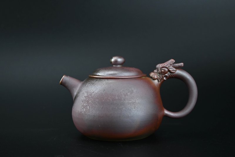 DE Jiachen Year of the Dragon limited edition handmade firewood kettle teapot [Zhenlin Ceramics] - ถ้วย - ดินเผา 