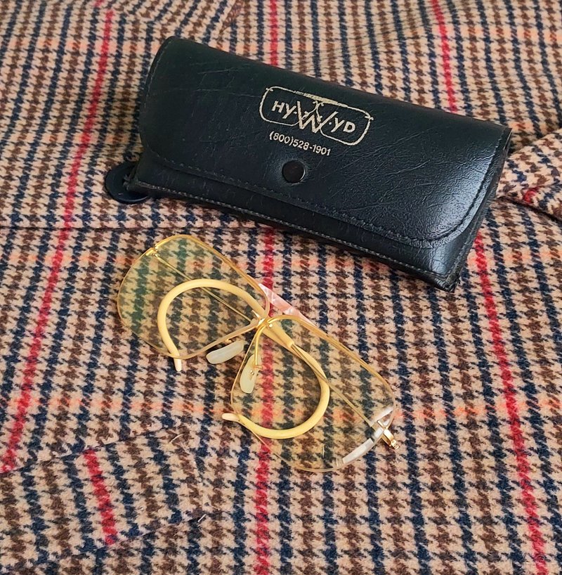 1960's 美國射擊運動專用古董眼鏡 • 飛行員古董眼鏡 競擊老眼鏡 - 眼鏡/鏡框 - 其他金屬 