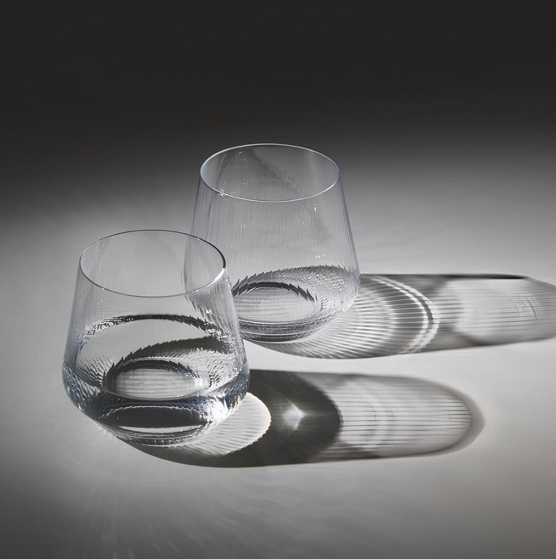 【贈環保購物袋】德國 RITZENHOFF SONNENSCHLIFF 旭日耀眼對杯 - 酒杯/酒器 - 玻璃 透明