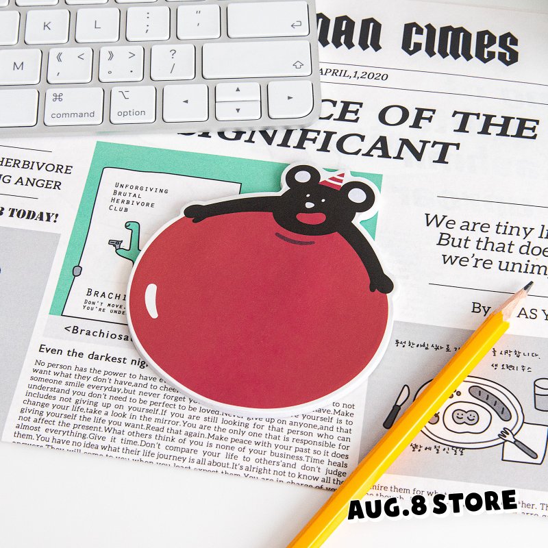 AUG8 STORE 蘋果游樂園便簽紙/貼 N次貼 - 便條紙/便利貼 - 紙 