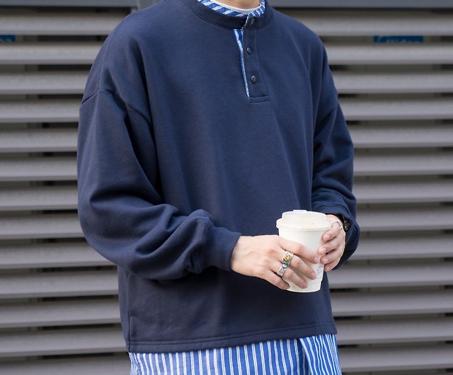 HOODIE Japanese trendy layered sweatshirt fake two-piece plus