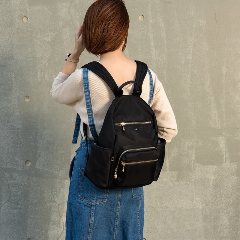 Backpack - Miyang Anti-theft Nylon Backpack - 6115-1 - Multi-color optional - กระเป๋าเป้สะพายหลัง - ไนลอน สีดำ