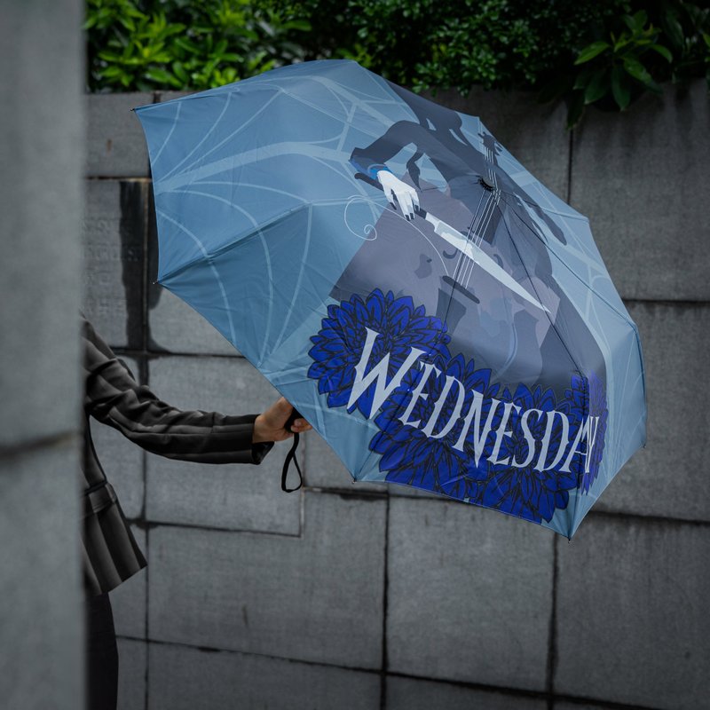 Wednesday - 雨傘 - Wednesday 大提琴款 - 雨傘/雨衣 - 其他材質 藍色