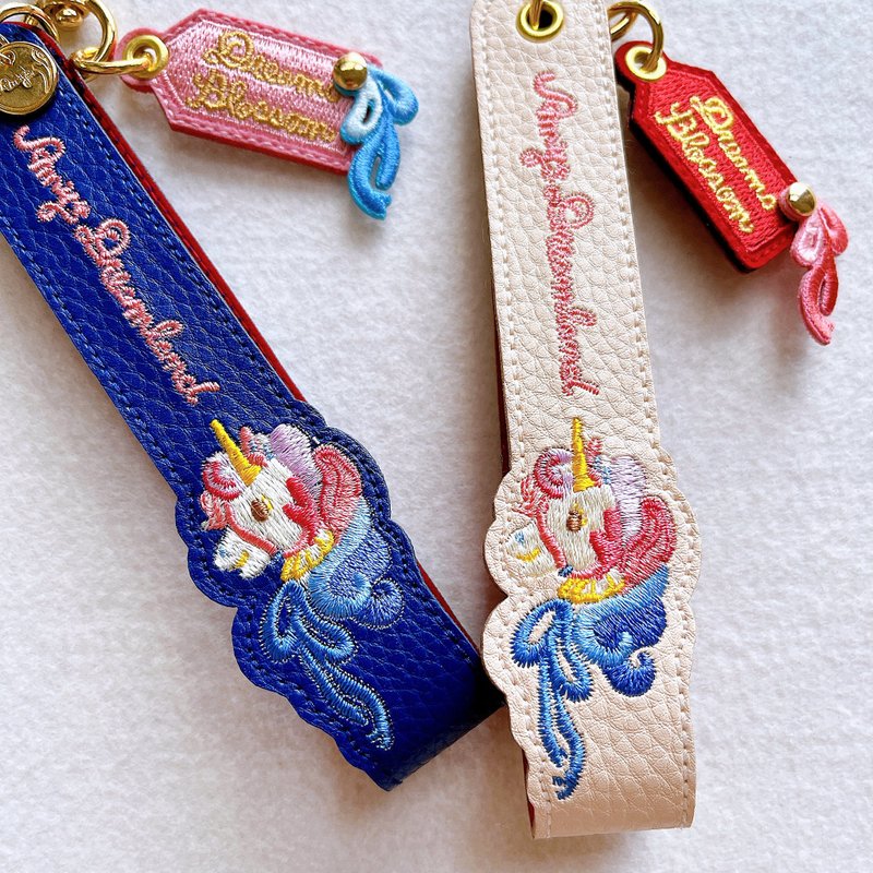 Classic Embroidered Lanyard-Unicorn - Keychains - Thread 