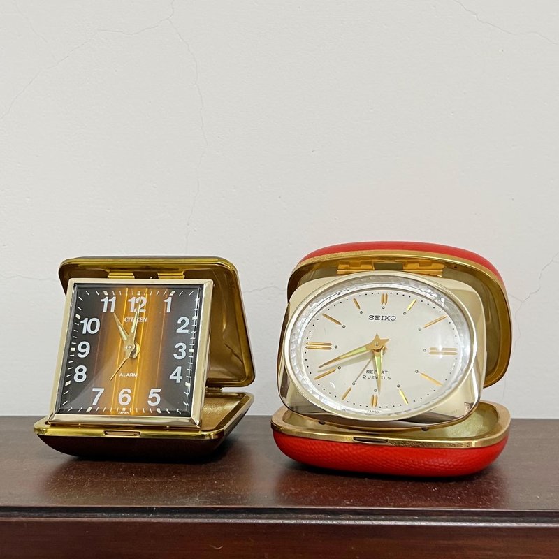 日本精工SEIKO古董旅行發條鐘 - 時鐘/鬧鐘 - 其他材質 多色