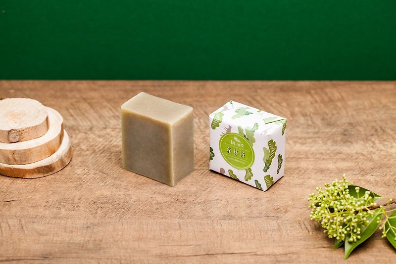 Forest bath plant extract beauty handmade soap acne oily skin suitable for Taiwan wormwood - สบู่ - น้ำมันหอม สีเขียว