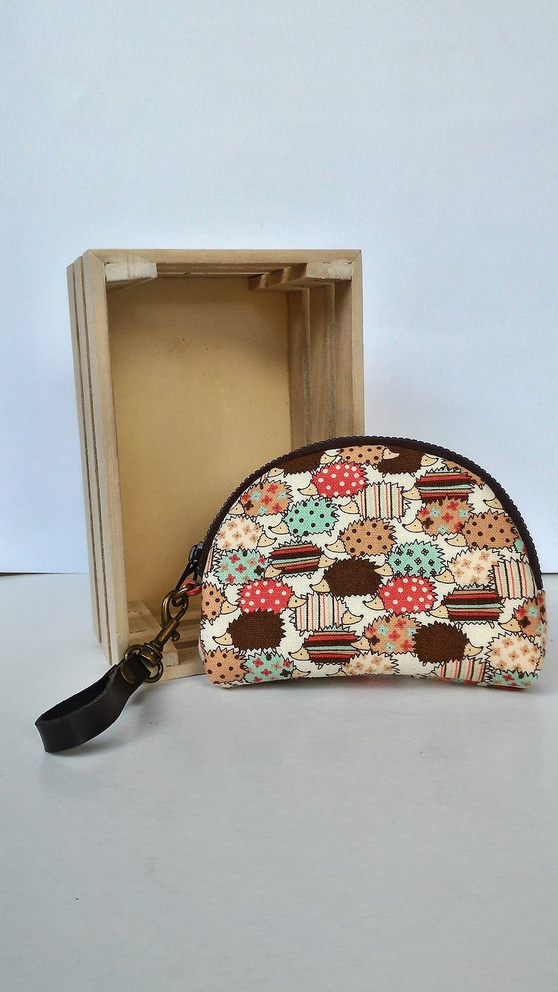 Little hedgehog purse exchange gift - Coin Purses - Cotton & Hemp 