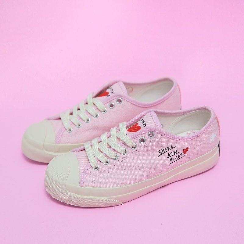 Rompboy x Daddy Sneaker - 女休閒鞋/帆布鞋 - 其他材質 粉紅色
