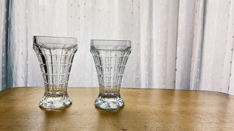 早期壓模玻璃杯 - 款式B - 其他 - 玻璃 