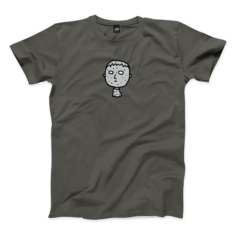 Petrochemical-Dark Gray-Neutral T-shirt - เสื้อยืดผู้ชาย - ผ้าฝ้าย/ผ้าลินิน สีเทา