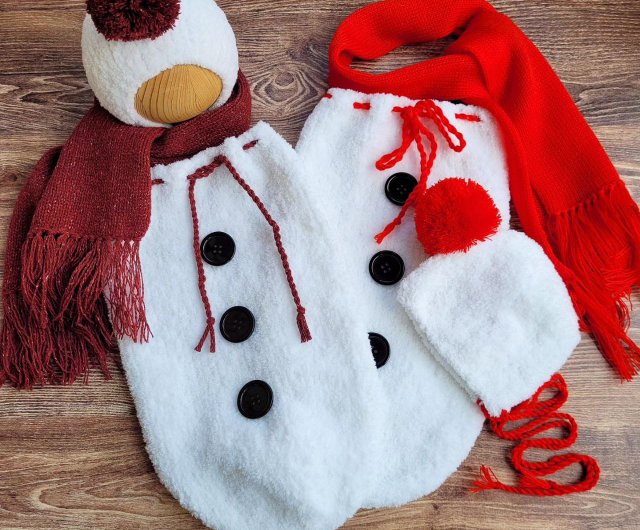 Snowman best sale newborn outfit