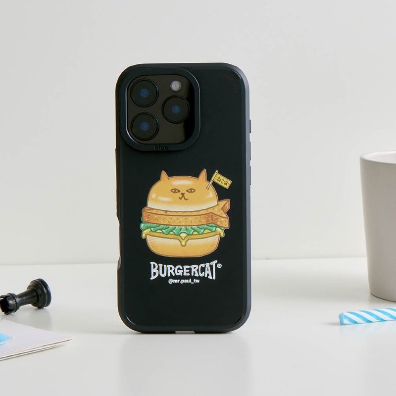 保羅先生 喵堡BurgerCat峽谷強悍MagSafe iPhone手機殼 - 手機殼/手機套 - 塑膠 多色