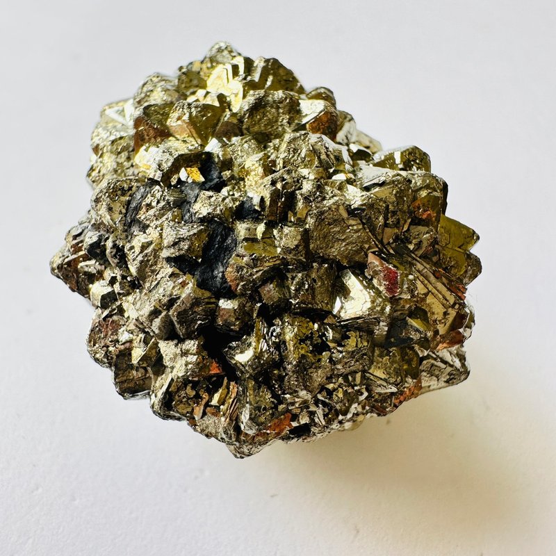 毬果黃鐵礦 銀4 原石礦標水晶 穩定招財 財富累積 金沙 愚人金 - 擺飾/家飾品 - 其他材質 金色