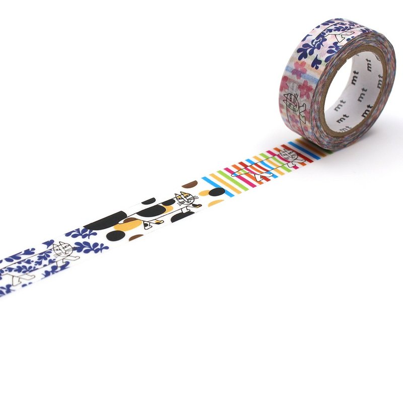 mt x Lisa Larson Masking Tape / Mikey Pattern (MTLISA16) / 2022SS - Washi Tape - Paper Multicolor