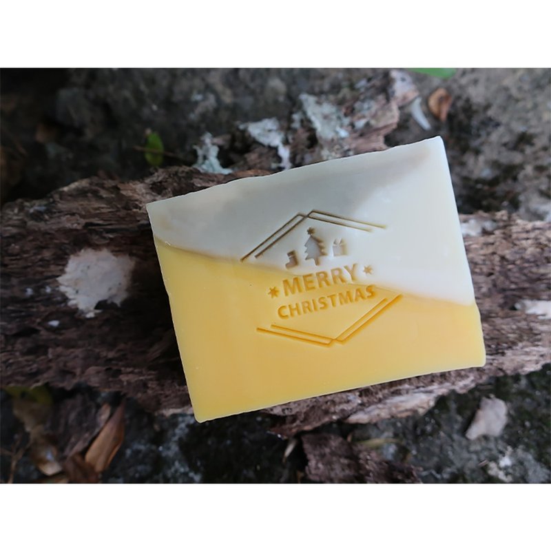 【皂章E07】Happy Christmas 幸福聖誕節 Acrylic Soap Stamp - 蠟燭/香氛/手工皂 - 壓克力 
