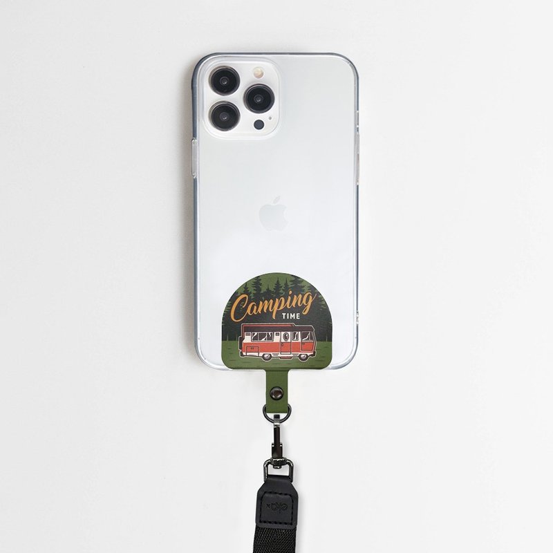 デザイン形状の携帯電話ストラップ クリップ - キャンプ タイム - ストラップ・チェーン - その他の素材 