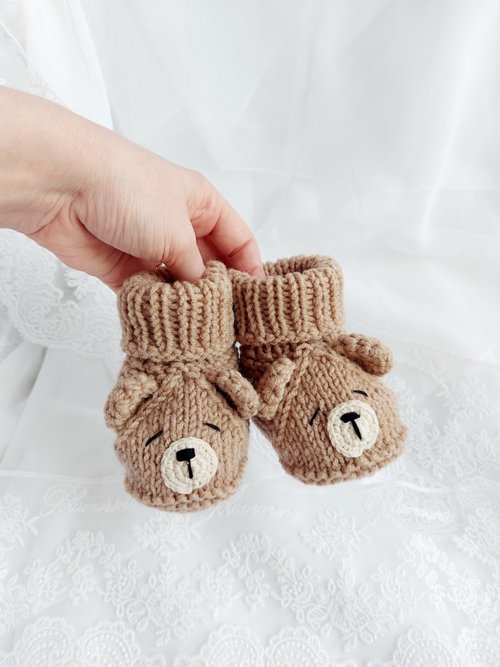 Bear on sale baby booties