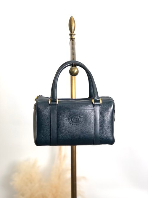オールド　グッチ　GUCCI　ボストン　バッグ　ヴィンテージ　ネイビー 500x0.jpg